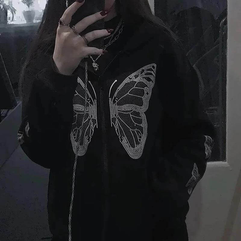 cutiekill-butterflies-zipper-hoodie-ah0242