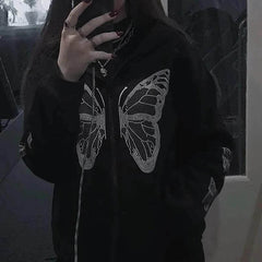 cutiekill-butterflies-zipper-hoodie-ah0242