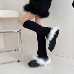 cutiekill-buy-2-get-1fairy-plume-y2k-leg-warmers-c0129