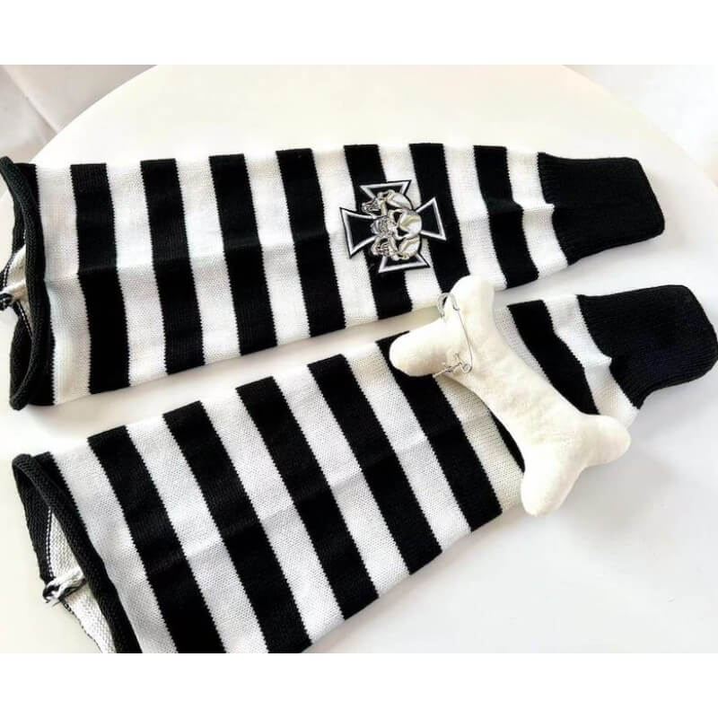 cutiekill-buy-2-get-1harajuku-bone-punk-leg-warmers-c0136