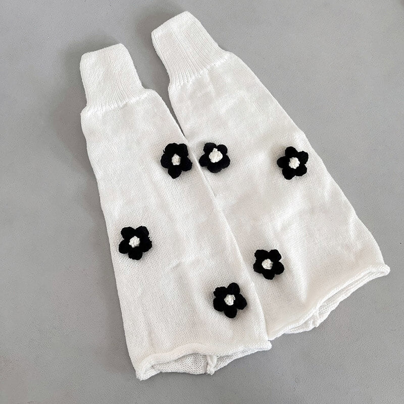 cutiekill-buy-2-get-1knit-flowers-y2k-leg-warmers-c0130