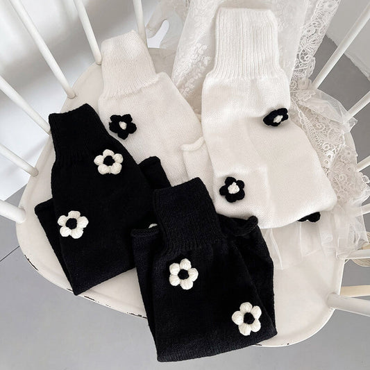 cutiekill-buy-2-get-1knit-flowers-y2k-leg-warmers-c0130
