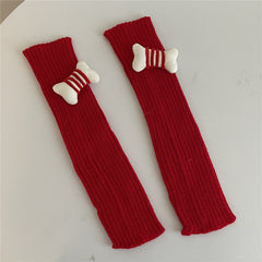 cutiekill-candy-bones-y2k-kawaii-leg-warmers-c0157