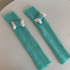 cutiekill-candy-bones-y2k-kawaii-leg-warmers-c0157