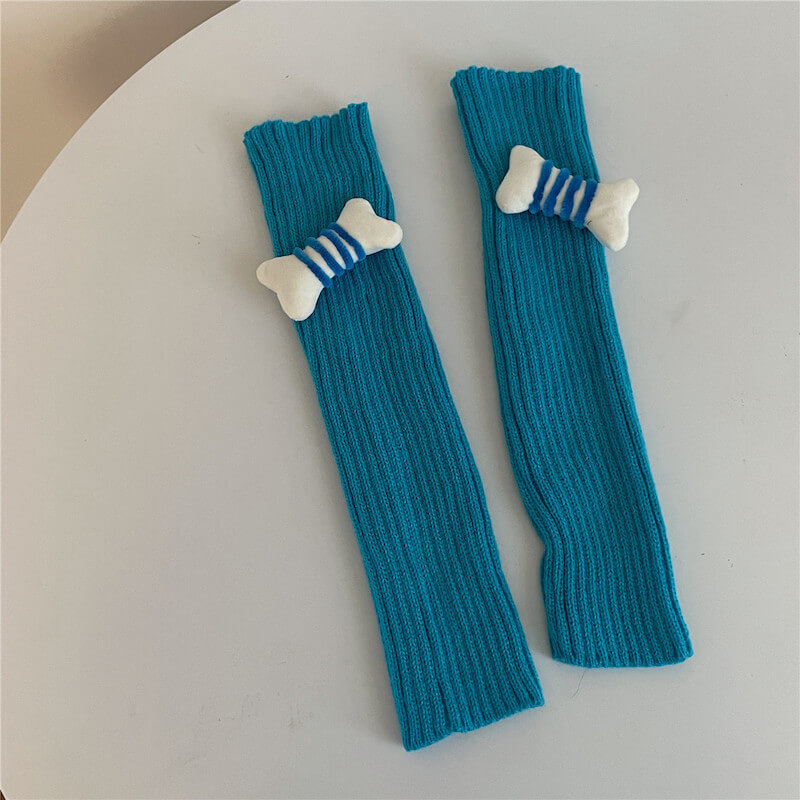 cutiekill-candy-bones-y2k-kawaii-leg-warmers-c0157