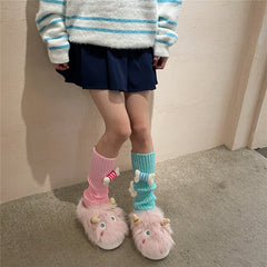 cutiekill-candy-bones-y2k-kawaii-leg-warmers-c0157