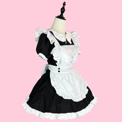 Cosplay bow maid dress set