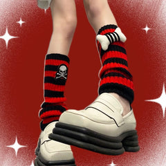 cutiekill-cute-bone-skeleton-leg-warmers-c0179