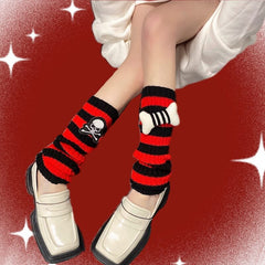 cutiekill-cute-bone-skeleton-leg-warmers-c0179