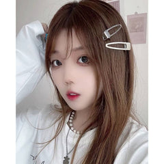 Cyber punk metal hair clips