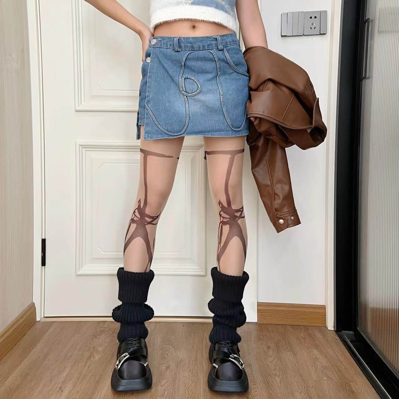 cutiekill-cyber-tattoo-tights-c0249