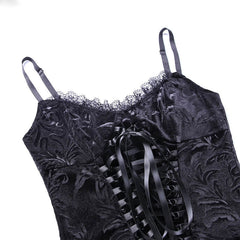 cutiekill-dark-aesthetic-jacquard-ribbon-camisole-ah0143