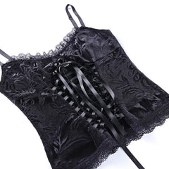 cutiekill-dark-aesthetic-jacquard-ribbon-camisole-ah0143