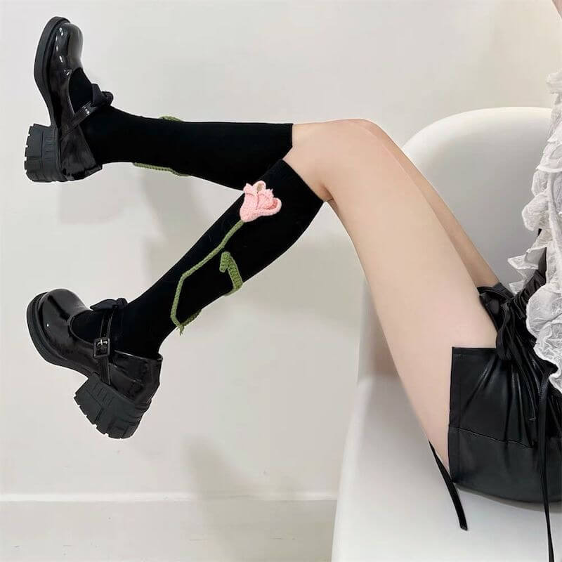 cutiekill-delicate-tulip-flowers-stockings-c0075