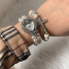 cutiekill-diamond-cross-pearls-bracelet-ah0050