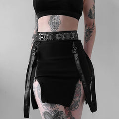 cutiekill-double-zippers-gothic-belts-pencil-skirt-ah0111