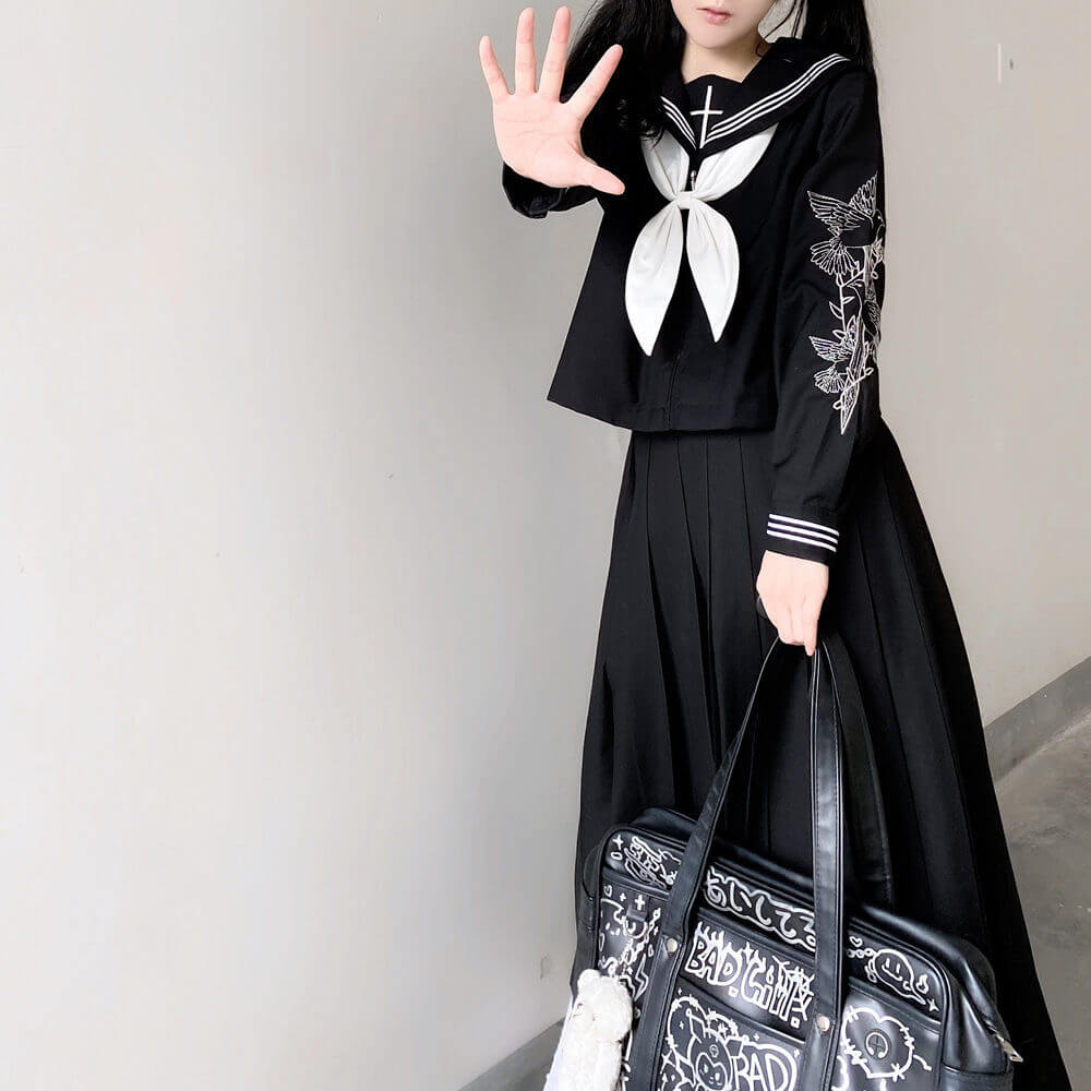 cutiekill-dove-letter-dark-jk-uniform-set-jk0041