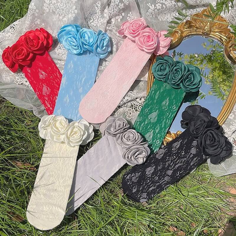 cutiekill-fairy-core-camellia-lace-stockings-c0081