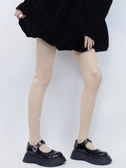 cutiekill-fairy-core-doll-flower-bead-tights-c0082