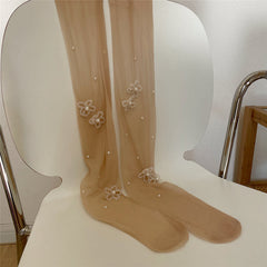 cutiekill-fairy-core-doll-flower-bead-tights-c0082