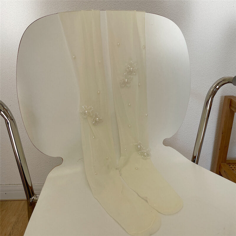 cutiekill-fairy-core-doll-flower-bead-tights-c0082