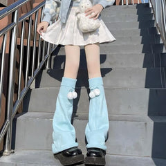 cutiekill-fluffy-pompon-girly-leg-warmers-c0175