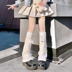 cutiekill-fluffy-pompon-girly-leg-warmers-c0175