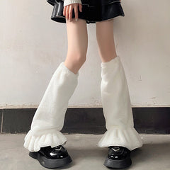cutiekill-fluffy-vintage-y2k-leg-warmers-c0114
