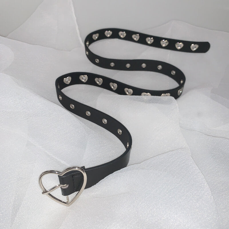 cutiekill-full-of-love-heart-holes-y2k-buckle-belt-c01197