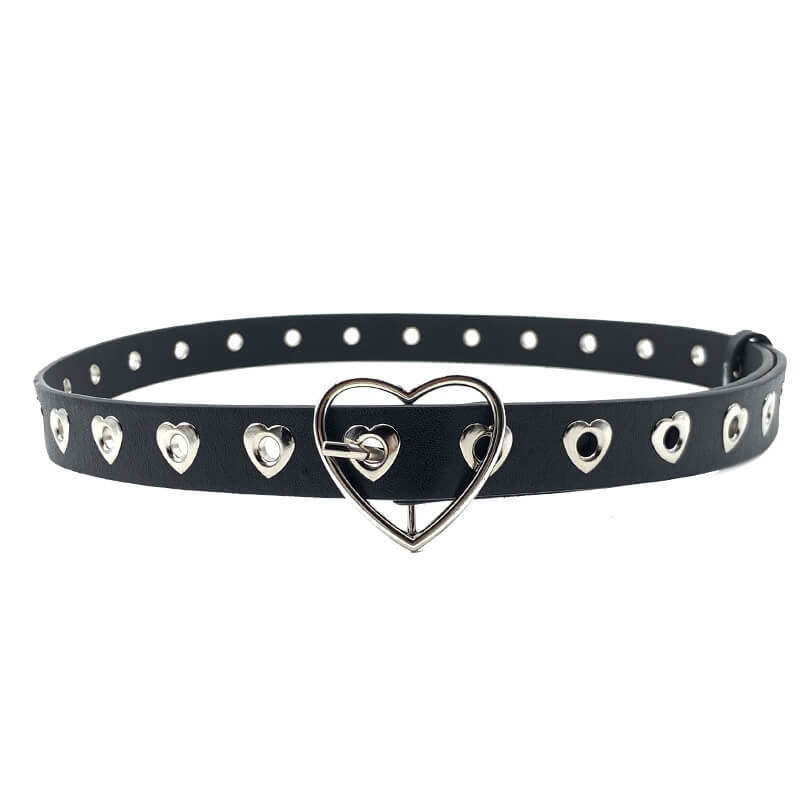 cutiekill-full-of-love-heart-holes-y2k-buckle-belt-c01197