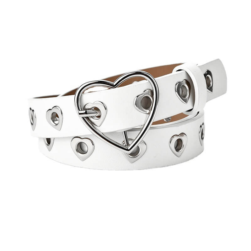 cutiekill-full-of-love-heart-holes-y2k-buckle-belt-c01197