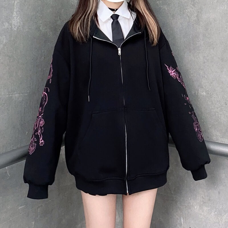 cutiekill-goth-pink-sword-in-skull-hoodie-jacket-ah0038