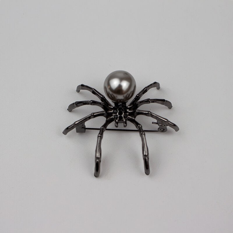 cutiekill-goth-spider-pearl-brooch-ah0045