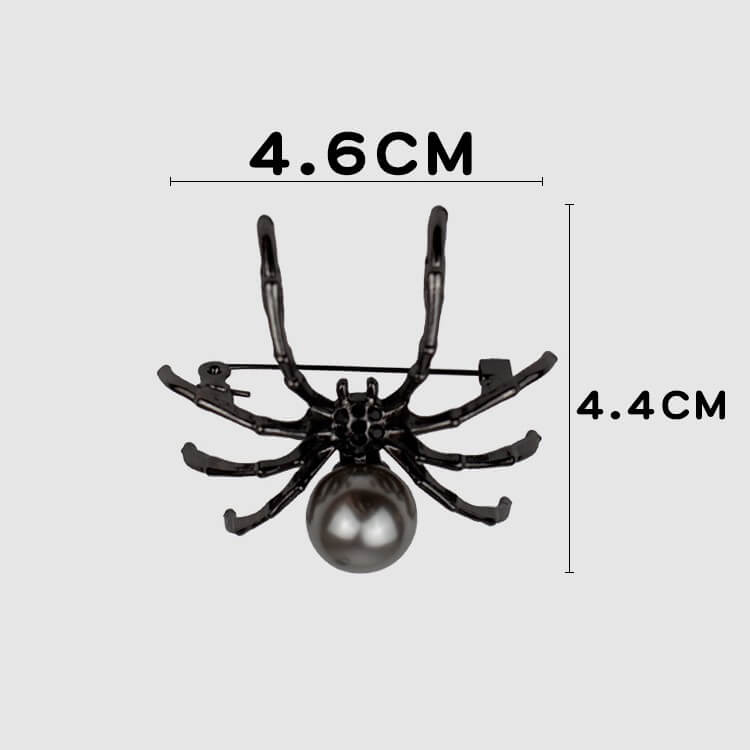 cutiekill-goth-spider-pearl-brooch-ah0045