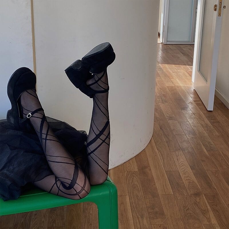 cutiekill-gothic-irregular-lines-tights-c0238