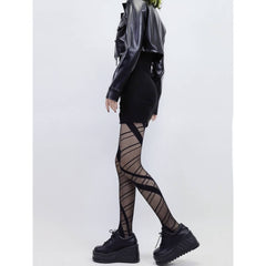 cutiekill-gothic-irregular-lines-tights-c0238