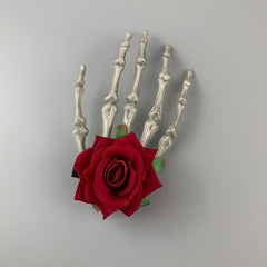cutiekill-gothic-rose-skeleton-hair-clip-ah0210