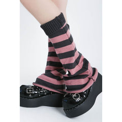 cutiekill-grey-pink-y2k-leg-warmer-c0183