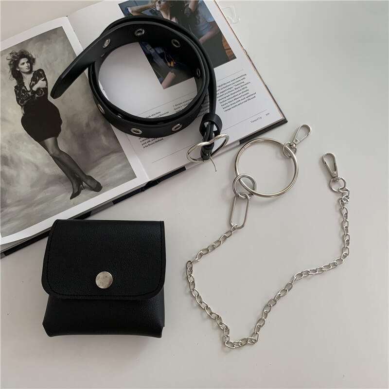 cutiekill-grunge-gothic-heart-buckle-chain-purse-belt-c00643