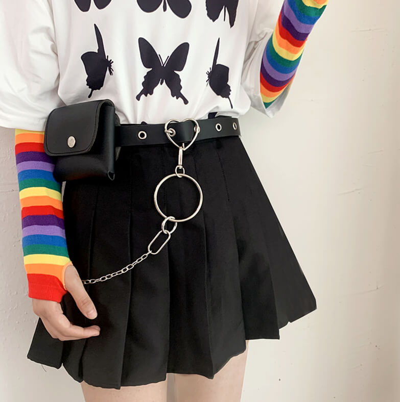 cutiekill-grunge-gothic-heart-buckle-chain-purse-belt-c00643