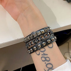 Grunge punk bracelet