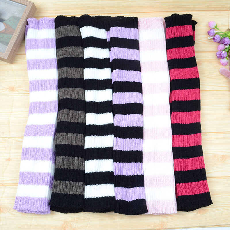 cutiekill-harajuku-girl-mix-stripes-loose-socks-leg-warmers-c0051