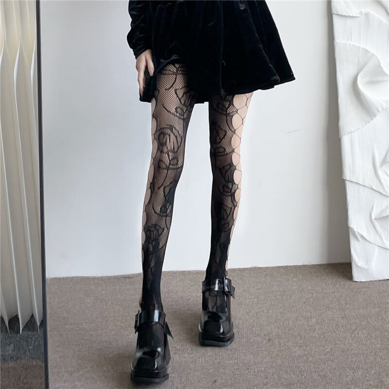 cutiekill-hollow-out-rose-goth-aesthetic-fishnet-tights-c0040