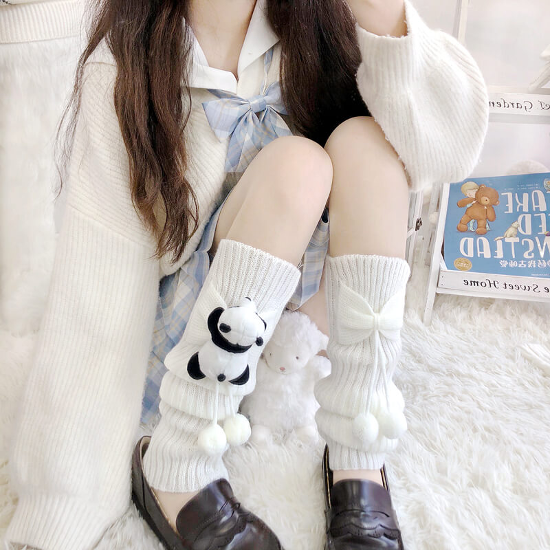 cutiekill-japanese-loose-socks-panda-cinnamoroll-knotbow-leg-warmers