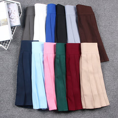 cutiekill-jfashion-17-colors-smoothy-elastic-waist-uniform-skirt-c01356