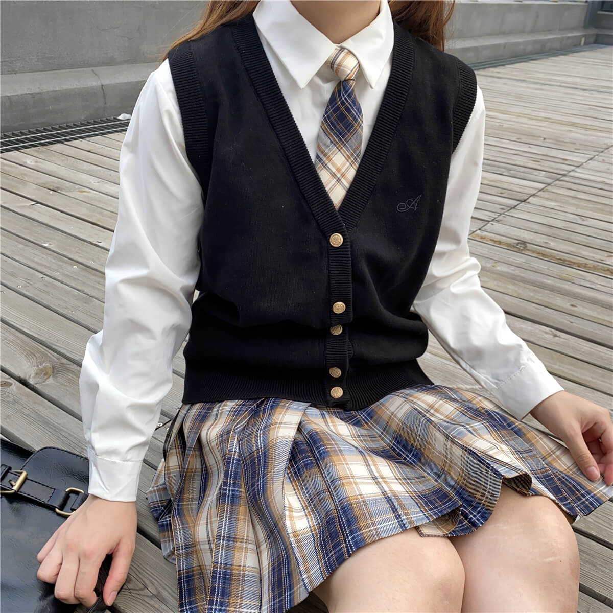    cutiekill-jk-buttons-uniform-knit-sweater-vest-c00745