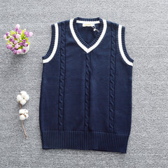 cutiekill-jk-school-uniform-red-blue-sweater-vest-c00958