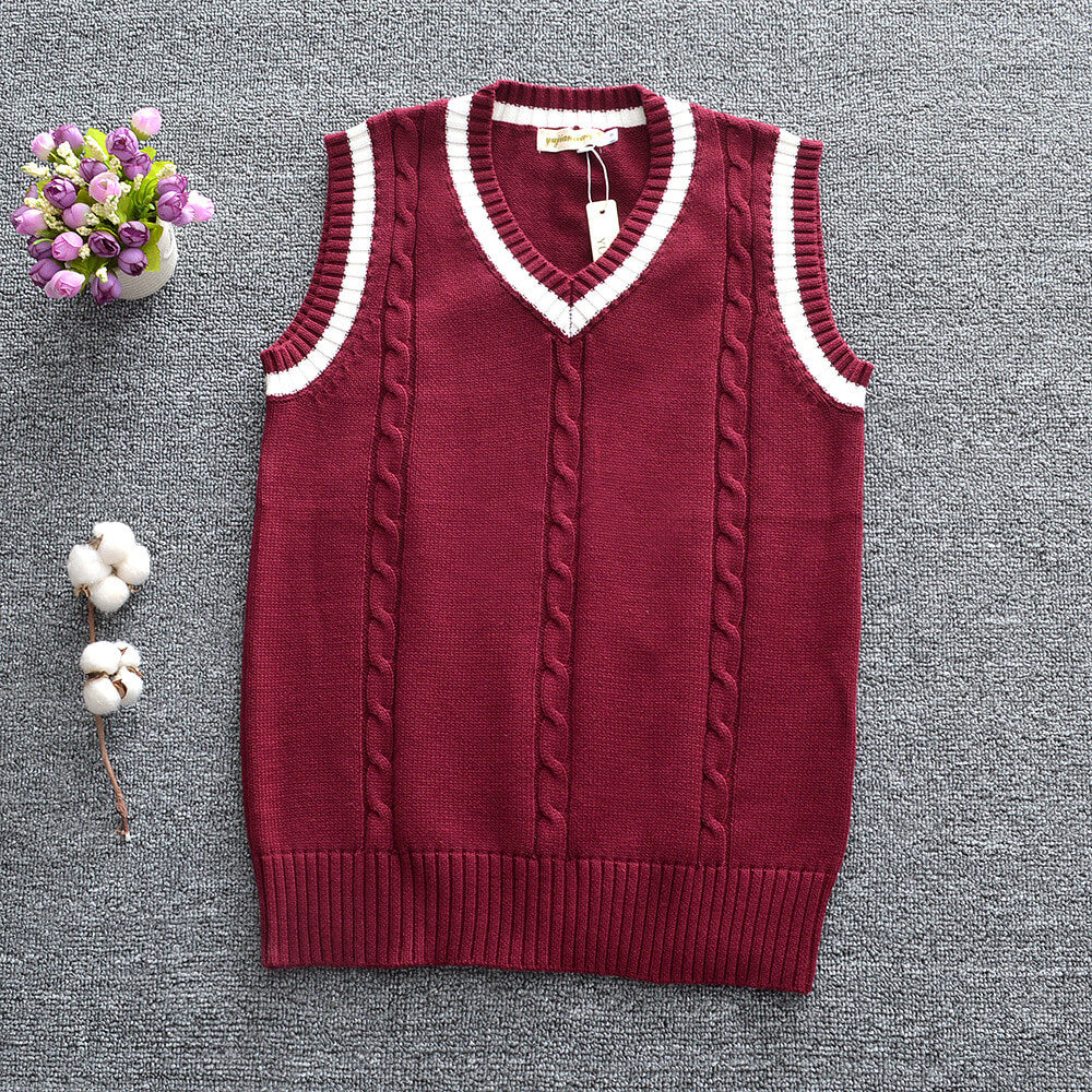 cutiekill-jk-school-uniform-red-blue-sweater-vest-c00958