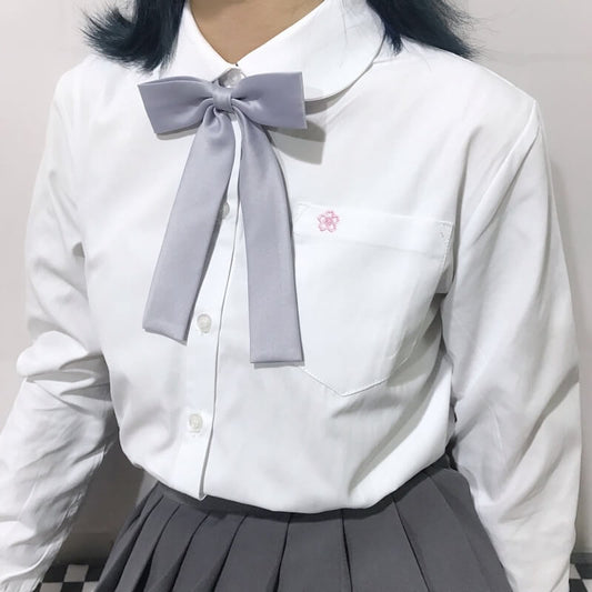 cutiekill-jk-uniform-sakura-pocket-short-long-sleeve-blouse-c01357