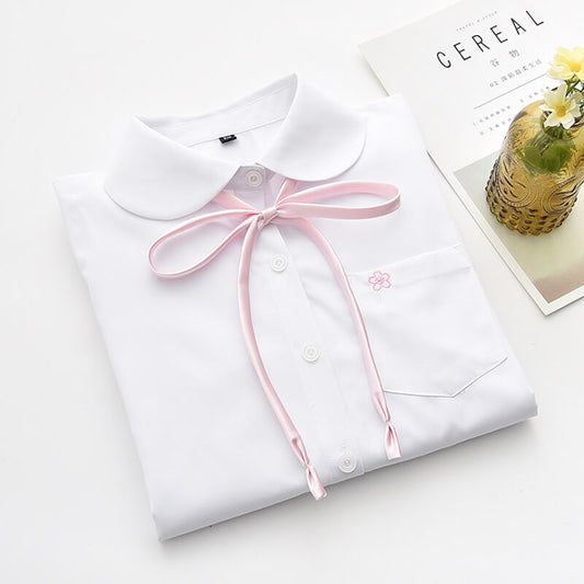 cutiekill-jk-uniform-sakura-pocket-short-long-sleeve-blouse-c01357
